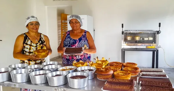 Festa junina com produtos de cooperativas